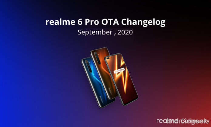 Atualização do Realme 6 Pro traz navegação suave e modo de super economia de energia