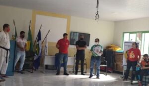 Karatê Shotokan sob o comando de mestre Humberto