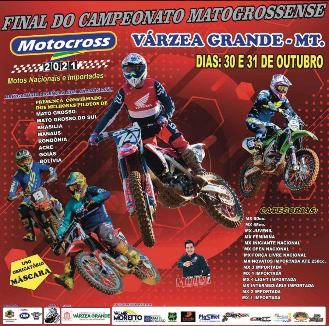 Sorriso sedia etapa do Mato-grossense de Motocross no fim de