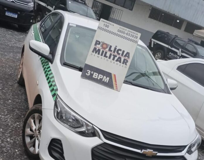 11.10 Polícia Militar prende dupla e recupera veículo roubado de taxista