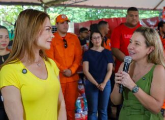 Prefeita Flávia agradece Governo do Estado por parcerias e reforço na Assistência Social