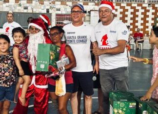 Vereador Sargento Galibert realiza 2º Natal Solidário no bairro Jardim dos Estados, em Várzea Grande (Vídeo)