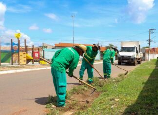 Mutirões elevam ritmo de limpeza e de manutenção em múltiplos bairros de VG